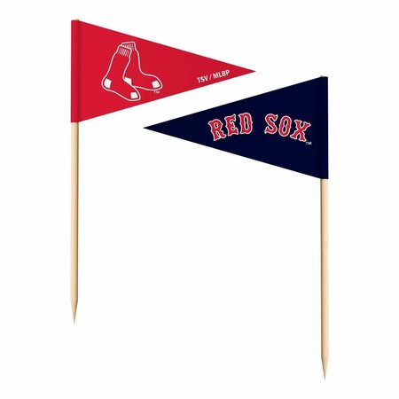 THE SPORTS VAULT Boston Red Sox Toothpick Flags - 36PK 7183138504